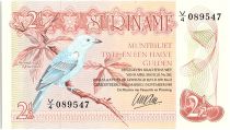Suriname 2 1/2 Gulden, Tangara Bleu - 1985 - Neuf - P.119