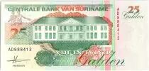 Suriname 25 Gulden, Anthony Neste (nageur) - 1991 - Neuf - P.138 a