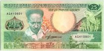 Suriname 25 Gulden, Anton Dekom - Toucan - 1988 - Neuf - P.133 b