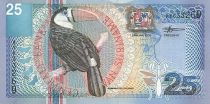 Suriname 25 Gulden Bird - Red-billed Toucan - 2000