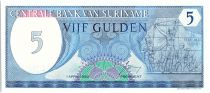 Suriname 5 Gulden,  Révolution du 25 février 1980 - 1985 - Neuf - P.125