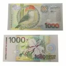 Suriname Lot 6 billets 5 &agrave; 1000 Gulden SURINAME