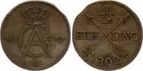 Svezia 1/12 skilling - Gustaf IV Adolf - 1802