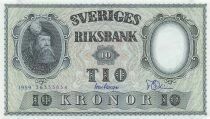 Svezia 10 Kronor - Gustav Vasa - 1959 - P.43