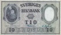 Svezia 10 Kronor - King Gustaf Vasa - 1957 - P.43e