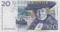Svezia 20 Kronor - Selma Lagerl&ouml;f - Snow goose - 1994 - P.61b