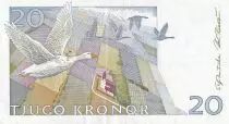Svezia 20 Kronor - Selma Lagerl&ouml;f - Snow goose - 1994 - P.61b