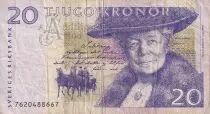 Svezia 20 Kronor - Selma Lagerl&ouml;f - Snow goose - 2007 - P.63c