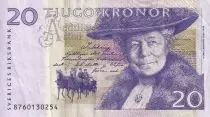 Svezia 20 Kronor - Selma Lagerl&ouml;f - Snow goose - 2008 - P.63c