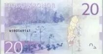 Svezia 20 Kronor Astrid Lindgren - Writer - Serial B - 2015