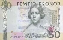 Svezia 50 Kronor - Jenny Lind - Violon - 2008 - P.64b