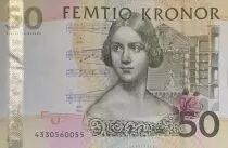 Svezia 50 Kronor - Jenny Lind - Violon - 2008 - P.64b