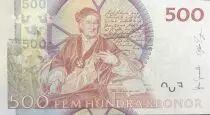Svezia 500 Kronor - Carl XI - Cristopher Polhem - 2003 - P.66b