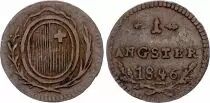 Svizzera 1 Centime, Canton de Gen&egrave;ve - 1840