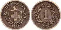 Svizzera 1 Centime, Canton de Gen&egrave;ve - 1840
