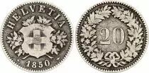 Svizzera 1 Centime, Canton de Gen&egrave;ve - 1840