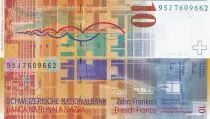 Svizzera 10 Francs - Le Corbusier - 1995 - SUP - P.66