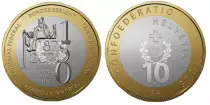Svizzera 10 Francs 150 Years of the Federal Court - 2025