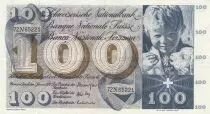 Svizzera 100 Francs - Child  St Martin - 05-01-1970 - Serial 72N