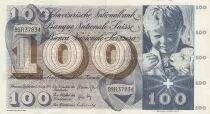 Svizzera 100 Francs - Child  St Martin - 07-03-1973 - Serial 99R