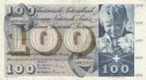 Svizzera 100 Francs - Child  St Martin - 23-12-1965 - Serial 54W