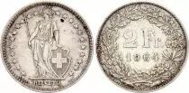 Svizzera 2 Francs - Helvetia - 1961 - B Berne - Silver