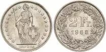 Svizzera 2 Francs - Helvetia - 1968 - B Berne