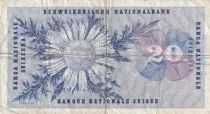 Svizzera 20 Francs - Guillaume-Henri Dufour, silver thistle - 1961 - Serial 28G