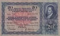 Svizzera 20 Francs Johann Heinrich Pestalozzi  - 11-04-1935 - Serial 7 H