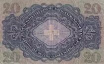 Svizzera 20 Francs Johann Heinrich Pestalozzi  - 28-03-1952 - Serial 30 E