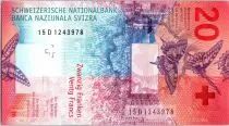 Svizzera 20 Francs Papillons -  2017 Hybrid