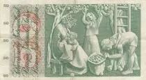 Svizzera 50 Francs - Apple Harvesting Scene - 07-07-1955 - Serial 1X