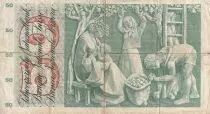 Svizzera 50 Francs - Young girl - Harvesting apple - 04-10-1957 - Serial 7Z - P.47b