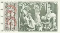 Svizzera 50 Francs Young girl - Harvesting apple - 10-02-1971 - Sign. 45
