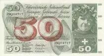 Svizzera 50 Francs Young girl - Harvesting apple - 24/01/1972 - Sign. 42