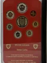 Svizzera Proof set of  8 coins - 1 centime to 5 Francs - Berne - 1988
