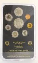 Svizzera UNC set of  8 coins - 1 centime to 5 Francs - Berne - 1995