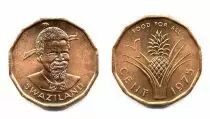 Swasiland 1 Cent Sobhuza II - 1975