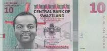 Swasiland 10 Emalangeni - King Mswati III - Dancers - 06-09-2015 - Serial AB