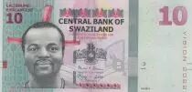 Swasiland 10 Emalangeni - King Mswati III - Dancers - 2015