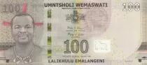 Swasiland 100 Emalangeni - King Mswati III - Animals - 2017