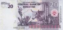 Swasiland 20 Emalangeni King Mswati III - 2024