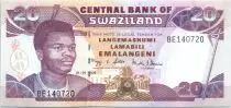 Swaziland 20 Emalangeni Roi Mswati III - Bétail, camion - 2006