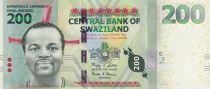 Swaziland 200 Emalangeni - King Mswati III -  2010 - P.40a