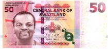 Swaziland 50 Emalangeni Roi Mswati III - Bâtiment - 2010