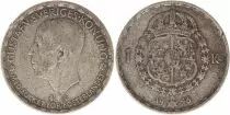 Sweden 1 Krona 1946TS - Coat of arms, Gustaf V - Silver