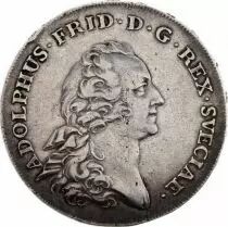 Sweden 1 Riksdaler Adolf Frederick - Arms