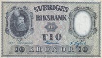 Sweden 10 Kronor - King Gustaf Vasa - 1957 - P.43e