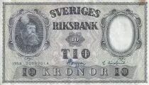 Sweden 10 Kronor - King Gustaf Vasa - 1958 - P.43f