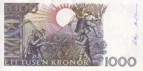 Sweden 1000 Kronor - Gustav Vasa - Agriculture - 1990 - P.60a